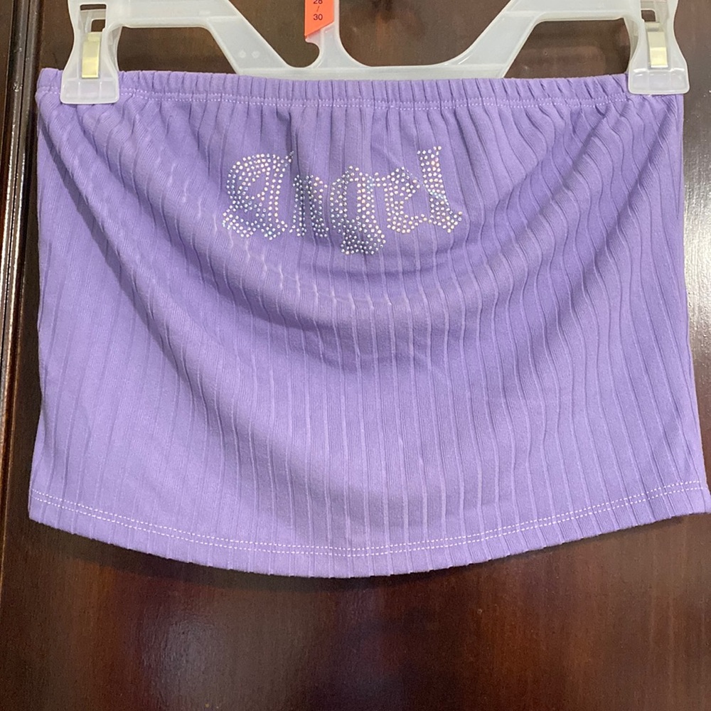 Purple Y2K tube top